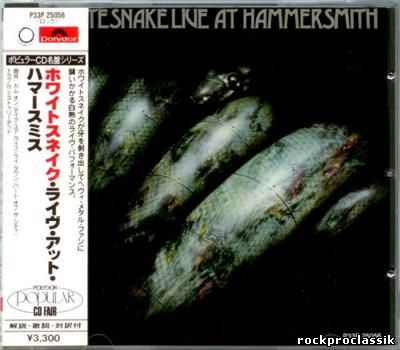 Whitesnake - Live At Hammersmit (Japan 1st Press, P33P-25056, 1987)