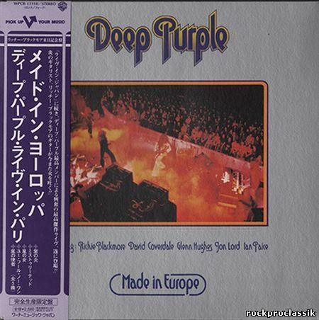 Deep Purple - Made In Europe(SHM-CD,Warner Bros.,Japan,#WPCR-13118)