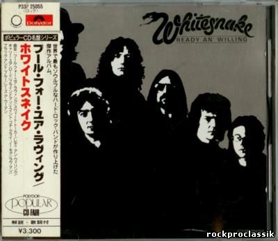 Whitesnake - Ready An' Willing (Japan 1st Press, P33P-25055, 1987)