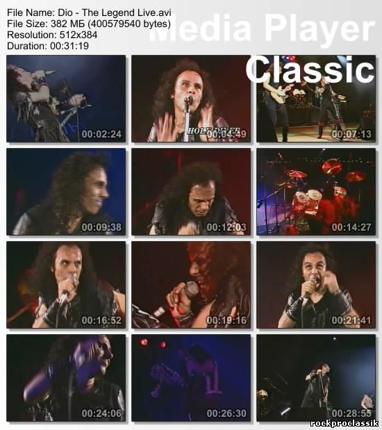 Dio - The Legend Live. TV Broadcast Archives