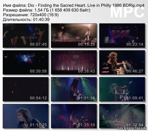 Формат: MPEG-4/720x400/AAC192 Размер: 1.54 ГБ Draco Ignis King of Rock & Roll Like the Beat of a Heart Don't Talk to Strangers Hungry for Heaven The Last in Line/Children of the Sea/Holy Diver Drum Solo Heaven and Hell Keyboard Solo Guitar Solo Sacred Heart Rock 'n' Roll Children/Long Live Rock 'n' Roll/ Man on the Silver Mountain Time to Burn Stand Up and Shout Rainbow in the Dark We Rock Состав: Ronnie James Dio (R.I.P.) - Vocals Craig Goldy - Guitar Jimmy Bain - Bass Claude Schnell - Keyboards Vinny Appice - Drums