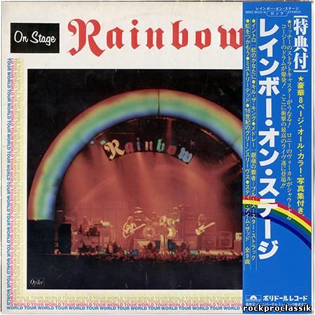Rainbow - On Stage(VinylRip,JP,2 x LP,Polydor K.K.,Tokyo#MWZ 8103-4)